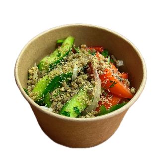 კიტრი პომიდვრის სალათა ნიგვზით 200 გრ 