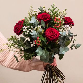 Ramo de 5 rosas rojas