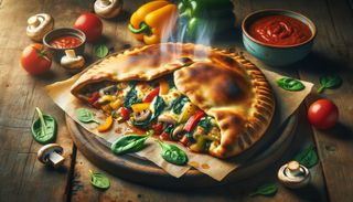 Calzone vegetarian