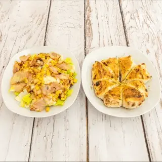 Ensalada de pollo bacon mozzar