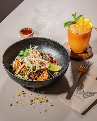 Pad thai shrimps