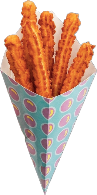 Churros z sosem czekoladowym 6 szt