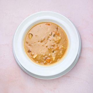 Čorbast pasulj sa dimljenim mesom