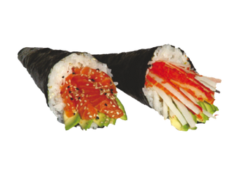 Temaki Langostino Rebozado (1 ud)