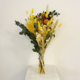 Ramo Amarillo Amarelo - Flor Seca y Preservada 
