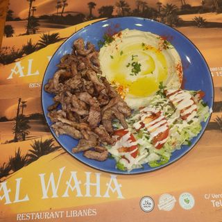 Plato shawarma