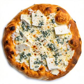 Pizza bianca ai 4 formaggi