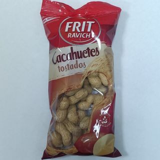 Cacahuetes con cáscara tostados. 