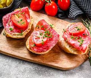 Bruschetta salame