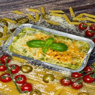 Zapiekanka makaronowa szpinakowa 900g