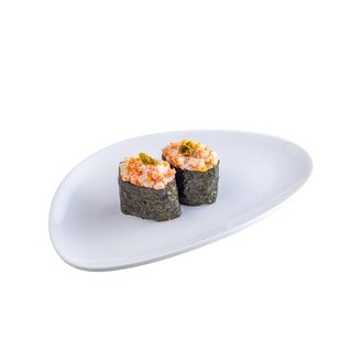 32. Gunkan vieira con tobiko (2pzs)