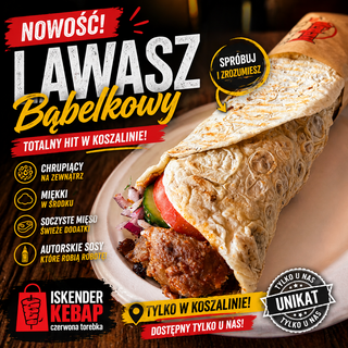 Lawasz Bąbelkowy z Frytkami
