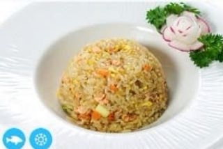 226 Riso saltato con salmone 