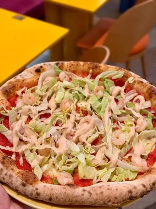 PIZZA Gamberetti estivi Molli