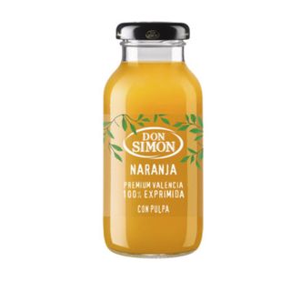 Zumo De Naranja 100% Exprimido Pulpa 200Ml.