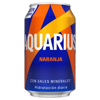 Aquarius Naranja lata 330ml.