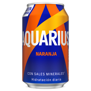 Aquarius Naranja lata 330ml.