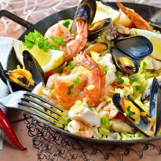 Paella De Mariscos