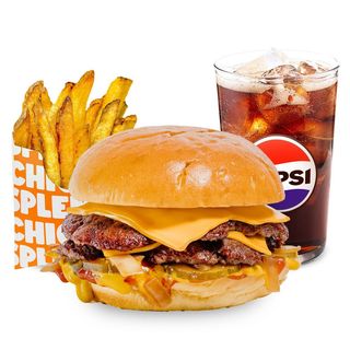 Meniu Double Cheeseburger