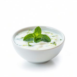 Sos de iaurt cu lime si menta