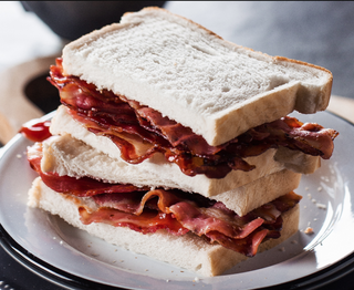 Bacon toast/sandwich