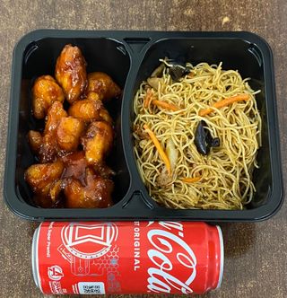 Combo pui dulce acrisor spaghete+Cola