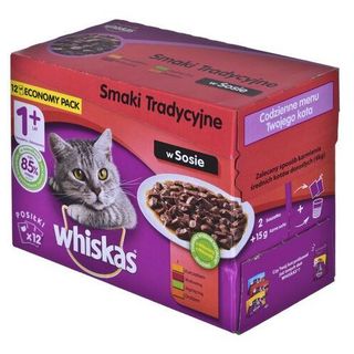 Karma drobiowa w sosie dla kota mix Whiskas - 1 szt. 0.1кг