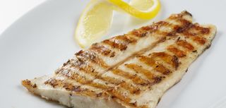 File de șalău la grătar