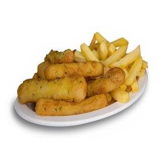 Churros Pescado Con Papas