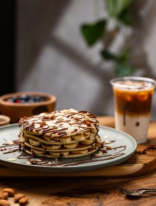 Pancakes Chocolat Banane