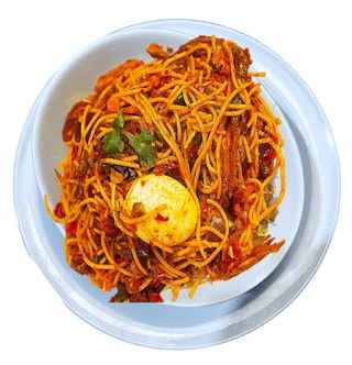 Native Nigerian spaghetti + Chicken