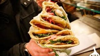 Piadina salmone Norvegese affumicato