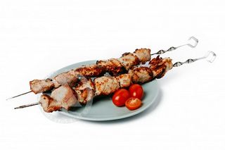 Шашлик з свинячого ошийка 