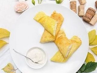 Млинці з творогом та сметаною (250g)