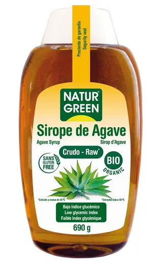 Sirope De Agave Crudo Naturgreen 690 Gr