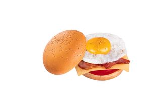 Ձվով և բեկոնով բուրգեր