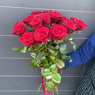 bukiet z róż  czerwonych 11 sztuk