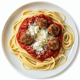 31 Spaghetti con polpette