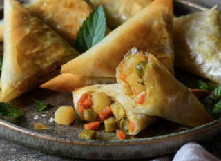 Samosas vegetarianas