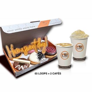 Combo 03 Loops + 02 Bebidas Calientes 