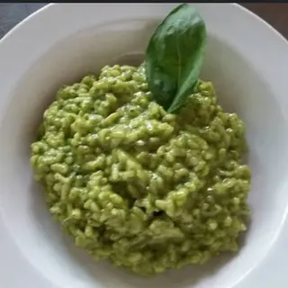 Risotto al pesto genovese