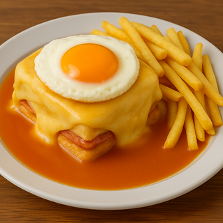 Francesinha à Tibisay no Prato