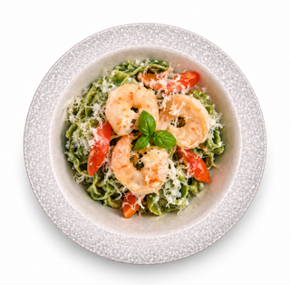 Tagliatelle cu Spanac și Creveți-260g