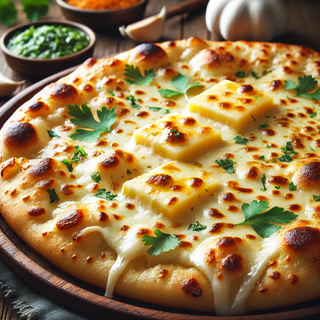 Cheese Garlic Naan