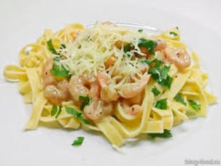 Паста с креветками