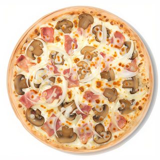 Pizza Carbonara De Cebolla