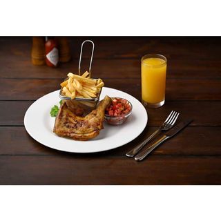 1/4 Chicken and Chips or Wedge