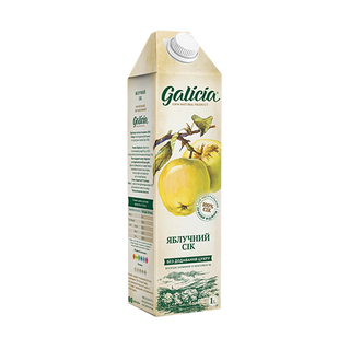 Сік Galicia неос пас Яблучний 1л