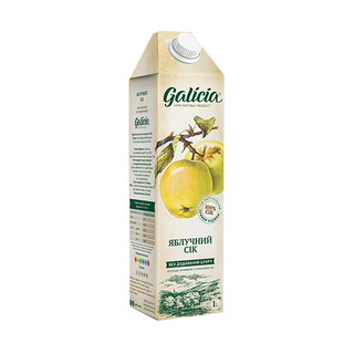 Сік Galicia неос пас Яблучний 1л