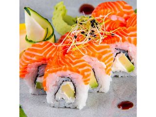 Рол Філадельфія з авокадо (260/10/20/50г)